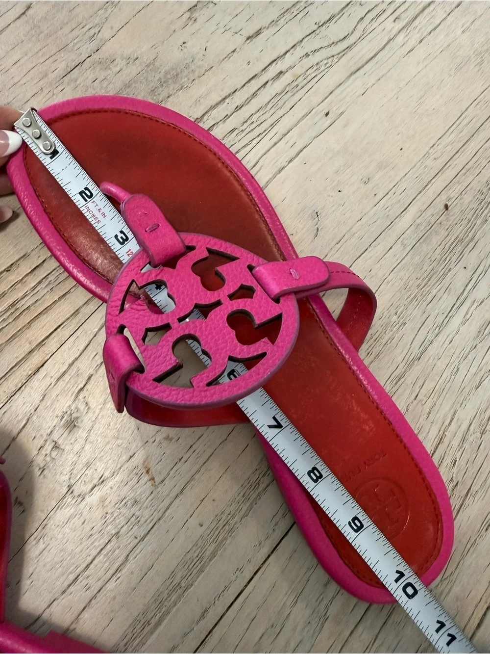 Tory Burch Millar Hot Pink sandals size 8.5